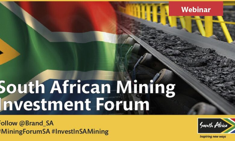 South African Mining Investment Forum webinar