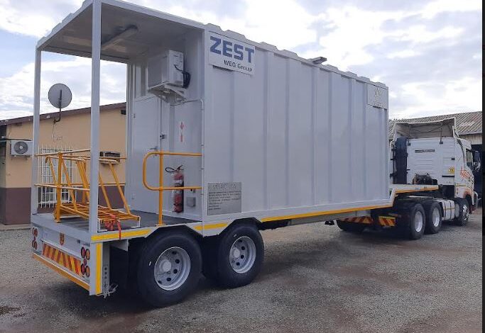 ZEST WEG delivers mobile switching station to Mozambique