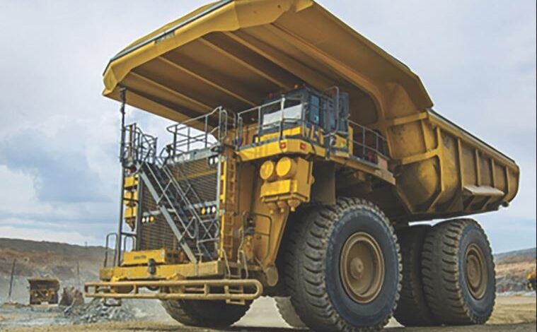 Hydrogen production for mining vehicles