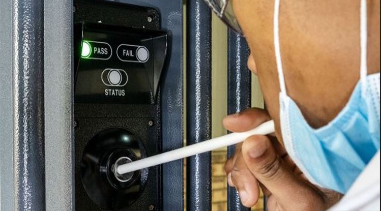 Breathalysers for mineworkers