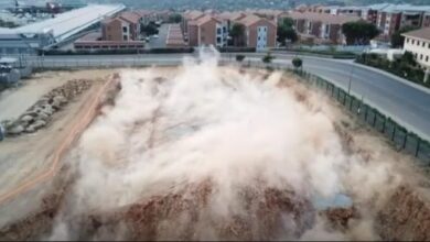 Safe, controlled blasting at Midrand office park