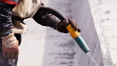 Abrasive blasting for pre-coating surface preparation