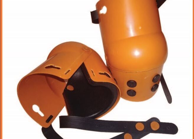 Knee protection for mineworkers in underground environments