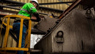 Chute design for coal mines