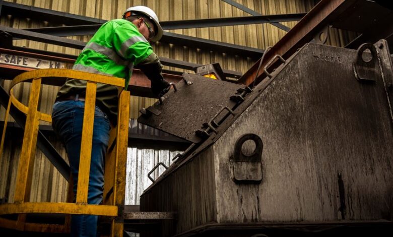 Chute design for coal mines