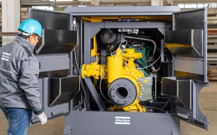 IPR customers praise hinged door concept on atlas Copco pumps