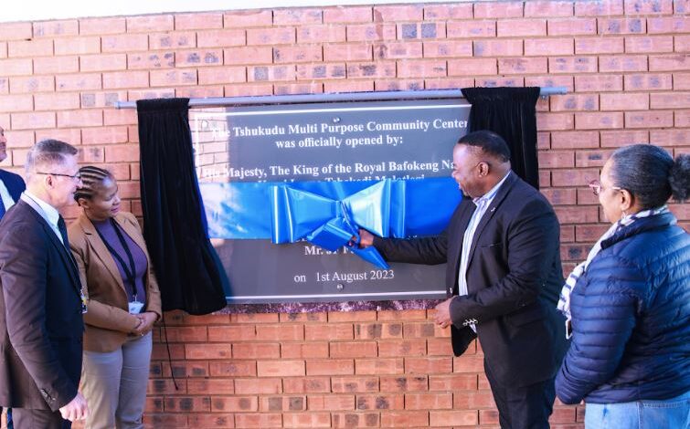 Glencore Ferroalloys constructs a R20 million multi-purpose community centre, enhancing access to critical services for local communities