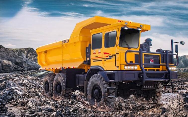 Award winning mining dump trucks