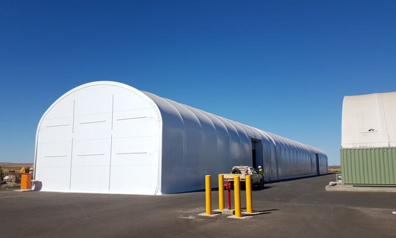 Fabric Structures & Shelters for African Mining Projects