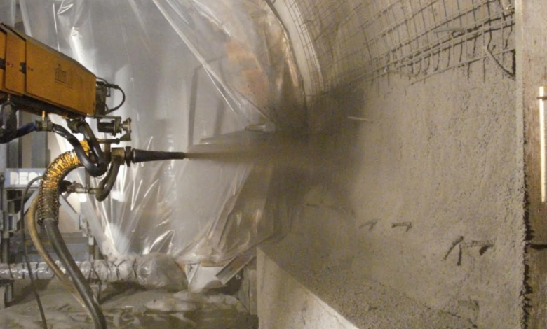 Fibre-reinforced shotcrete gains traction in mining
