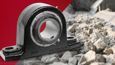 Metric sized ISO unitised plummer block bearings