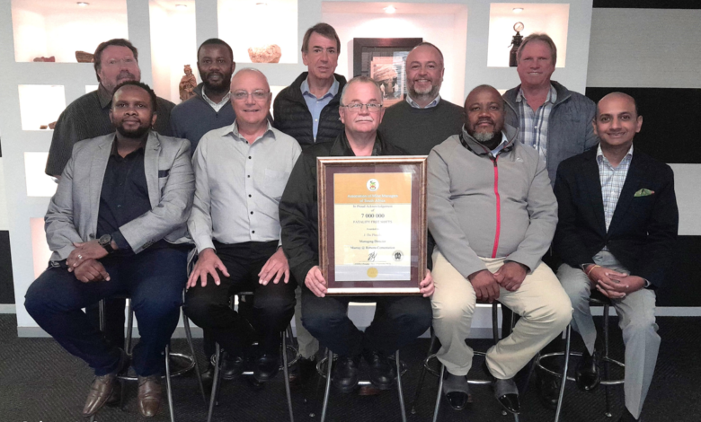 Another fatality-free landmark for underground mining specialist