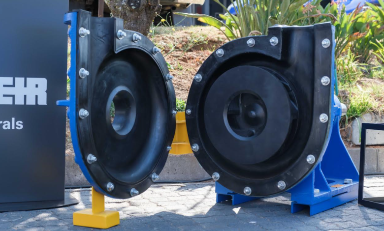 Rubber linings resist coarse particle abrasion in pumps