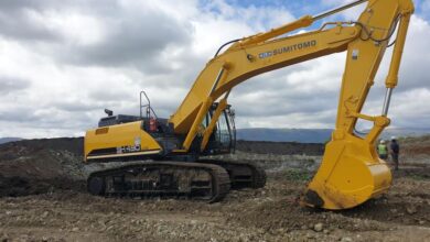 Sumitomo excavators for mining and quarrying applications