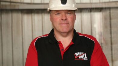 Rope condition monitoring for mines