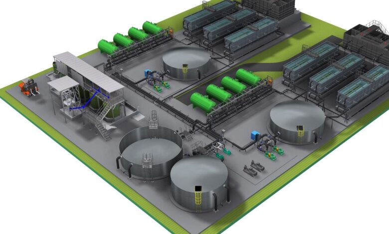 Packaged filtered water treatment plant